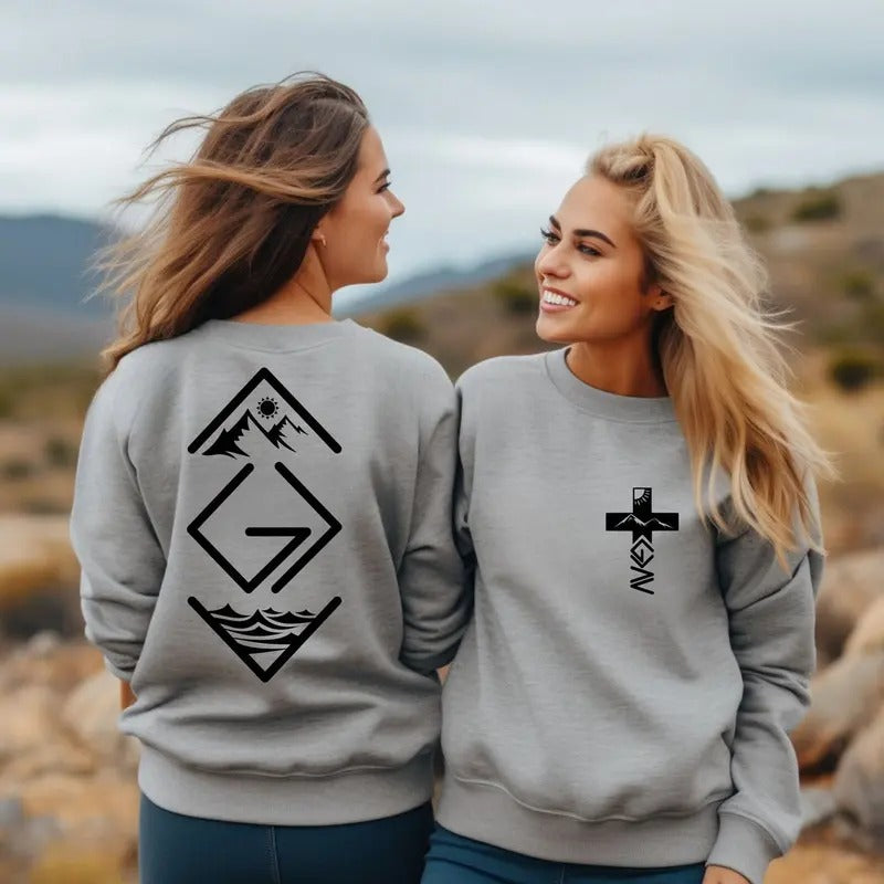 God Is Greater Than The Highs And Lows Hoodie,God is Greater Than The Highs and Lows Sweatshirt Cotton Polyester Menswear...