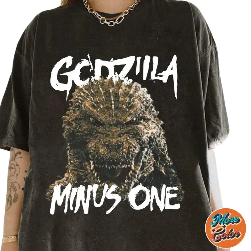 Godzilla Minus One Film Shirts, Cotton Unisex T-Shirt, Crew Neck, Size S- 3XL, Menswear Top, Womenswear Top Underwear...