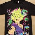Gohan T-shirt Cotton Black Casual Hoodie, Sweatshirt | RetroVerseTees.com