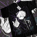 Gojo Satoru T-Shirt Megumi Itadori Yuji Jujutsu Kaisen Sukuna Anime Tee All Size Hoodie, Sweatshirt | RetroVerseTees.com