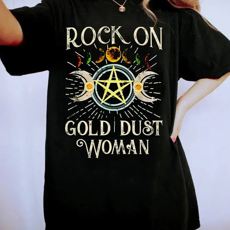 Gold Dust Shirt Sweatshirt Hoodie, Old School Band Shirt, Retro Music Shirt, Rock Band Tee, Gift For Fan | RetroVerseTees.com
