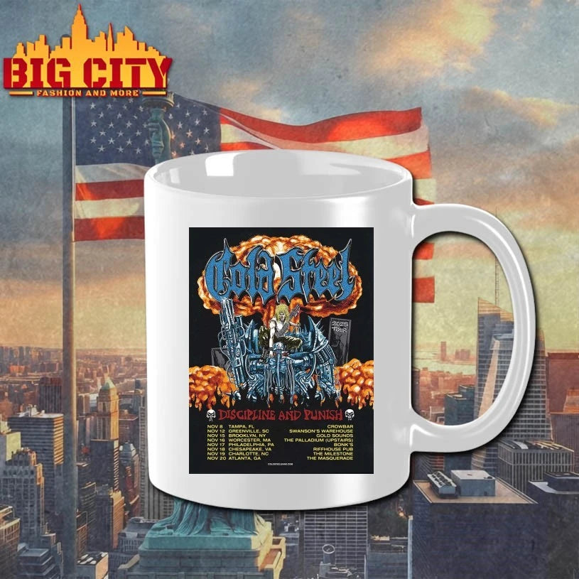 Gold Steel Discipline And Punish Tour 2025 North America November City Dates Poster shirt