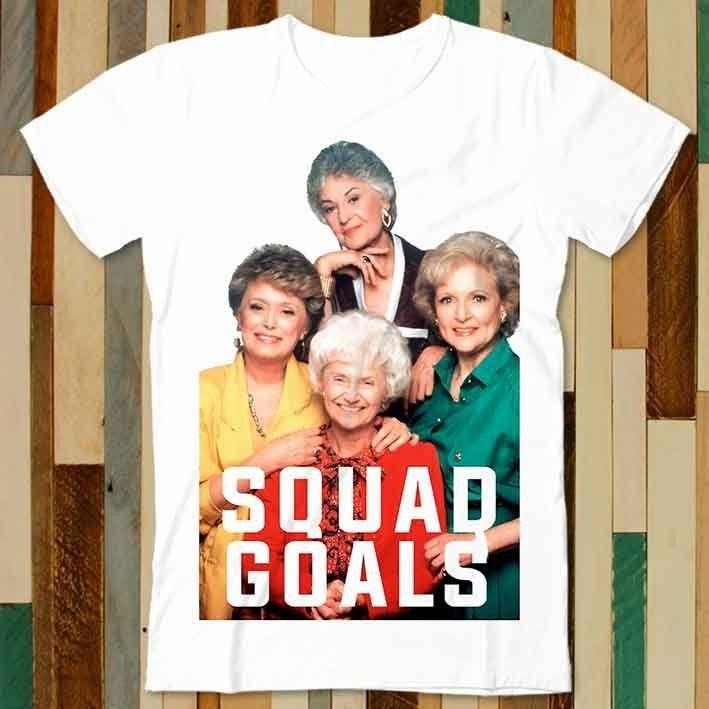 Golden Girls Squad TV Series 80s T Shirt Adult Unisex Men Women Retro Design Tee Vintage Top Best Price