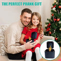 Golden Middle Finger Prank Gift Box - Humorous Pop-Up Gag for Adults, Funny FOG Desktop Decor christmas light mode FOG...