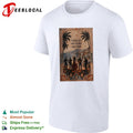 Golden air wild rhythm open roads flamenco dancers coastal village shirt
