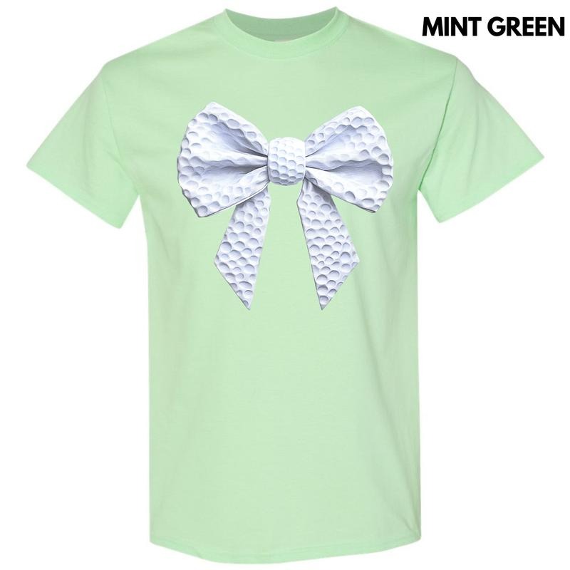 Golf Ball Bow Gildan Short Sleeve T-Shirt 'NLB' Hoodie, Sweatshirt | RetroVerseTees.com