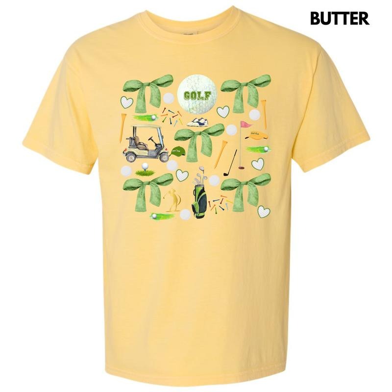 Golf Day Collage Comfort Colors T-Shirt 'NLB' Hoodie, Sweatshirt | RetroVerseTees.com