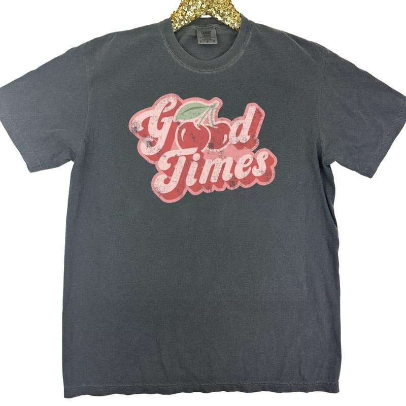 Good Times Cherries Comfort Colors T-Shirt 'NLB' Hoodie, Sweatshirt | RetroVerseTees.com