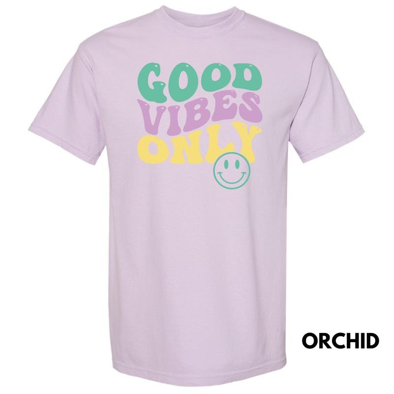 Good Vibes Only Comfort Colors T-Shirt 'NLB' Hoodie, Sweatshirt | RetroVerseTees.com