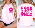 Good Vibes Only Tshirt Comfortable Womenswear Hoodie, Sweatshirt | RetroVerseTees.com