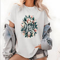Gorgeous Floral "Happy TNF'WB shield Day" Graphic Shirt for WB shield Festive Look Hoodie, Sweatshirt | RetroVerseTees.com