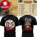 Gorillaz The Mountain Tour 2026 UK Two Sided Shirt