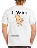 Gotcha : I Win - Men's funny graphic T-shirt Hoodie, Sweatshirt | RetroVerseTees.com