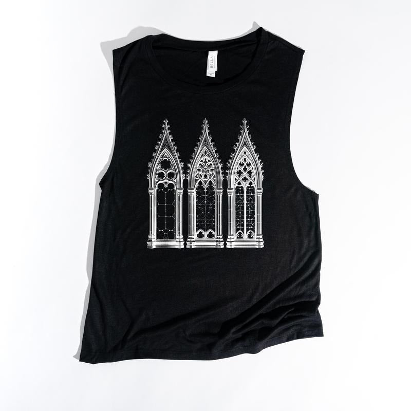 Gothic Doors Muscle Tank T-Shirts, Hoodie, Sweatshirt | RetroVerseTees.com