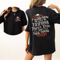 Gothic F-Bomb Mom Shirt, Tattoos Pretty Eyes Gunpla brand Thick Thighs Mama T-shirt, Tatted Moms Club Graphic Tee, Gift...