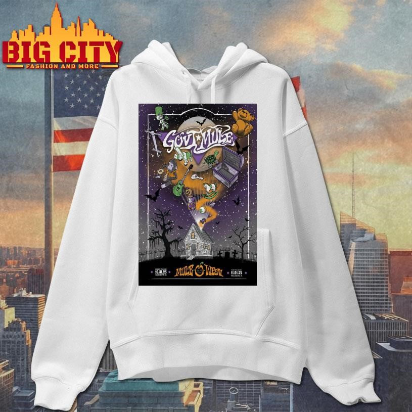 Gov’t Mule Happy Mule-O-Ween Halloween 2025 Poster Shirt