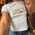 Gracie A Shirt Baby Tee