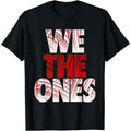 Gradient Tie-Dye Print "WE TNF Straw hat pirates"Minimalist Cotton Short Sleeve TNF Bloodline Tribal T-Shirt for Top...