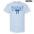 Grammy Blue Florals Gildan Short Sleeve T-Shirt 'NLB' Hoodie, Sweatshirt | RetroVerseTees.com