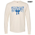 Grammy Blue Florals Long Sleeve Comfort Colors T-Shirt 'NLB' Hoodie, Sweatshirt | RetroVerseTees.com
