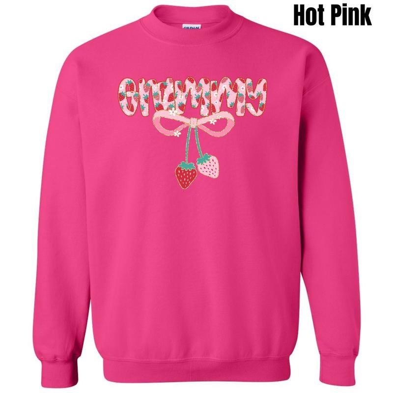 Grammy Strawberry Coquette Sweatshirt 'NLB' T-Shirts, Hoodie | RetroVerseTees.com