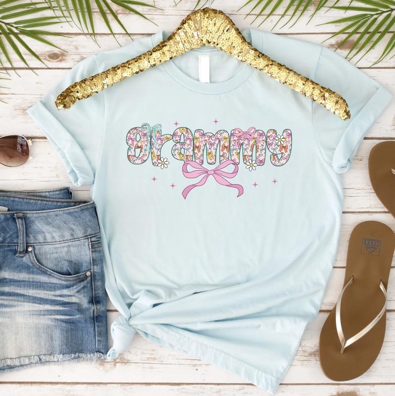 Grammy with Bows T-shirt Hoodie, Sweatshirt | RetroVerseTees.com