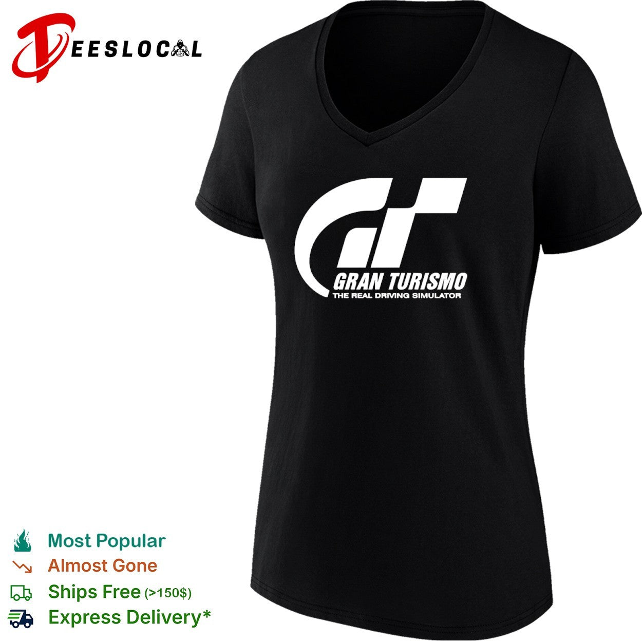 Gran Turismo The Real Driving Simulator Logo shirt