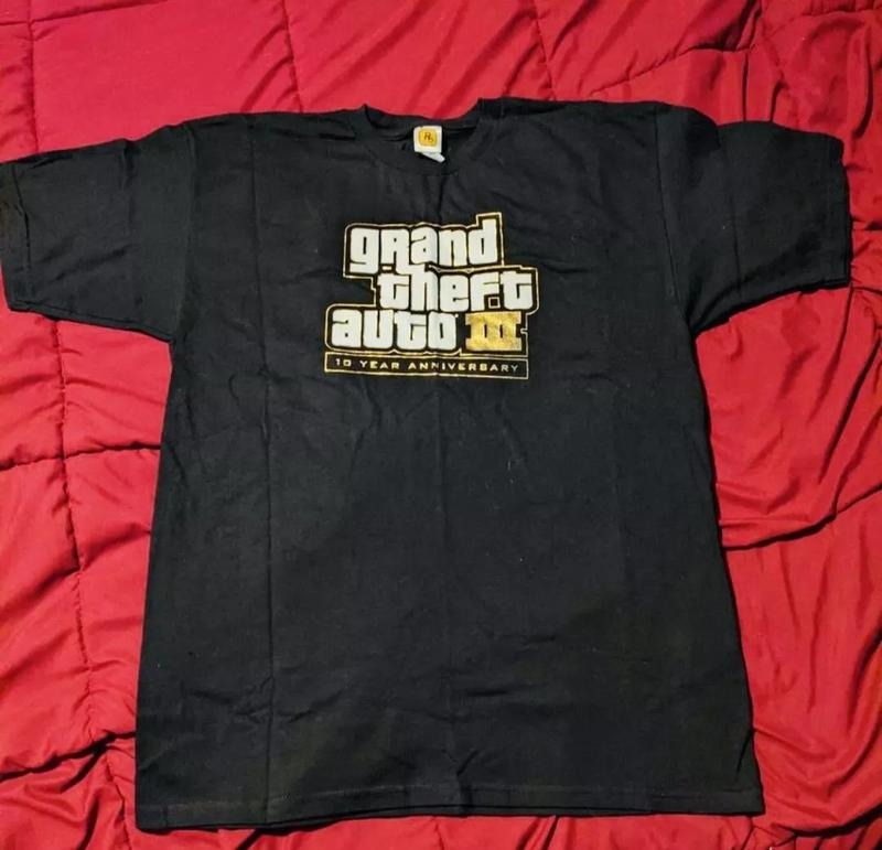 Grand Theft Auto 3 10th year anniversary Shirt Cotton Menswear Hoodie, Sweatshirt | RetroVerseTees.com