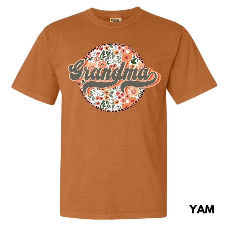 Grandma Flower Mix Comfort Colors T-Shirt 'NLB' Hoodie, Sweatshirt | RetroVerseTees.com