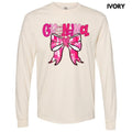 Grandma Valentine Coquette Long Sleeve Comfort Colors T-Shirt Hoodie, Sweatshirt | RetroVerseTees.com