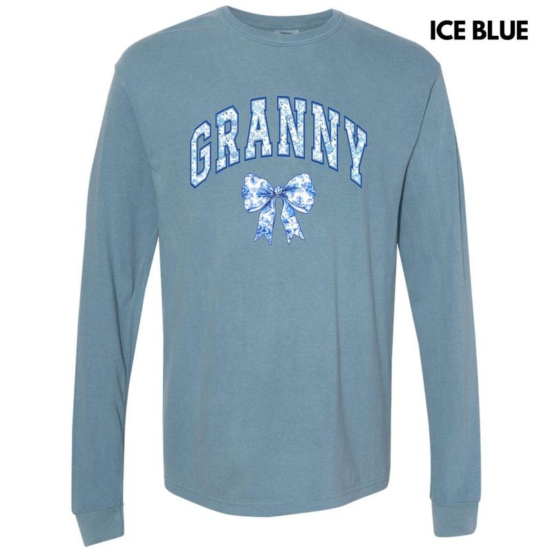 Granny Ginger Jar Florals Long Sleeve Comfort Colors T-Shirt 'NLB' Hoodie, Sweatshirt | RetroVerseTees.com