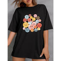 Graphic Print Crew Neck T-Shirt, Casual Short Sleeve Top For Spring & Summer, Women'WB shield Clothing Hoodie, Sweatshirt