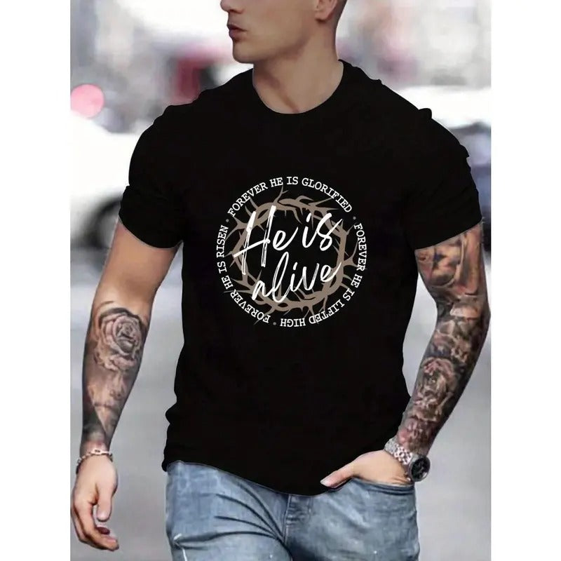Graphic T-shirt - Classic Round Neck, Short Sleeves, Ultra-Soft Comfortable Tops with Unique Design