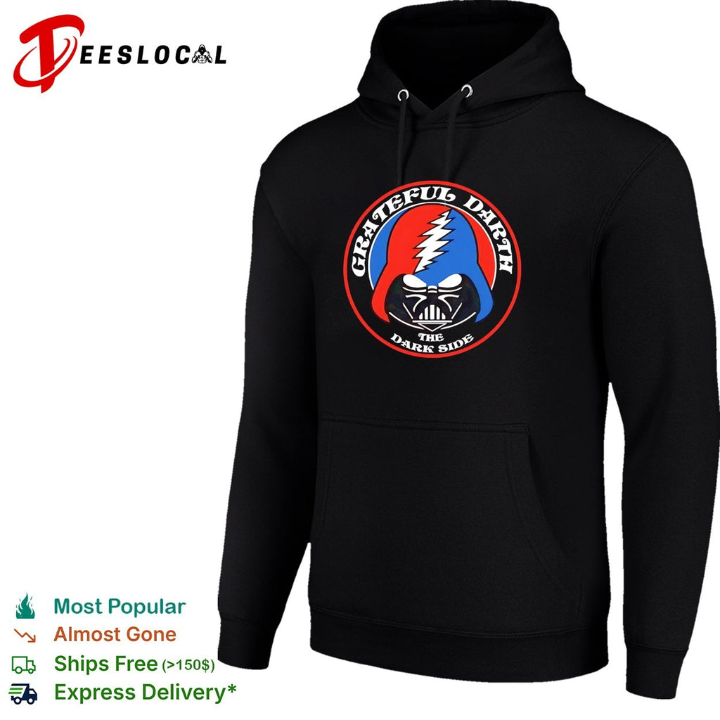 Grateful Darth the dark side parody logo shirt