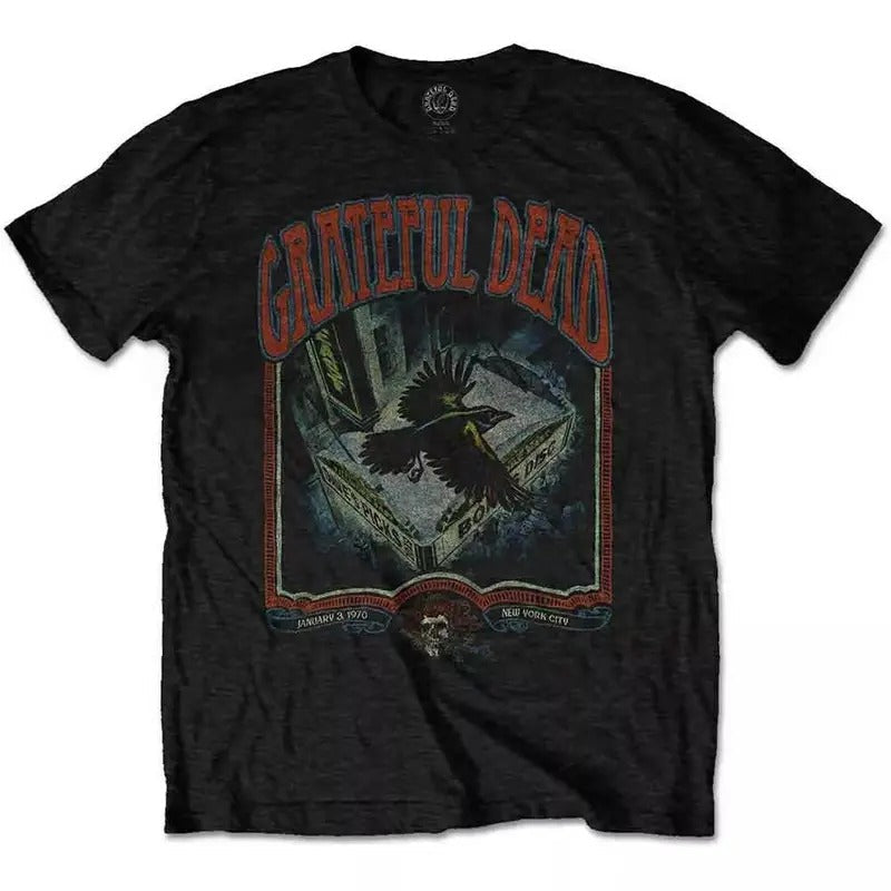 Grateful Dead Vintage Poster Official Tee T-Shirt Mens Cotton Menswear Top Decoration Hoodie, Sweatshirt | RetroVerseTees.com