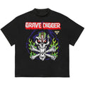 Grave Digger T-Shirt Graphic Design Cotton Recycled Cotton Graphic Streetwear Graphic Hoodie, Sweatshirt | RetroVerseTees.com