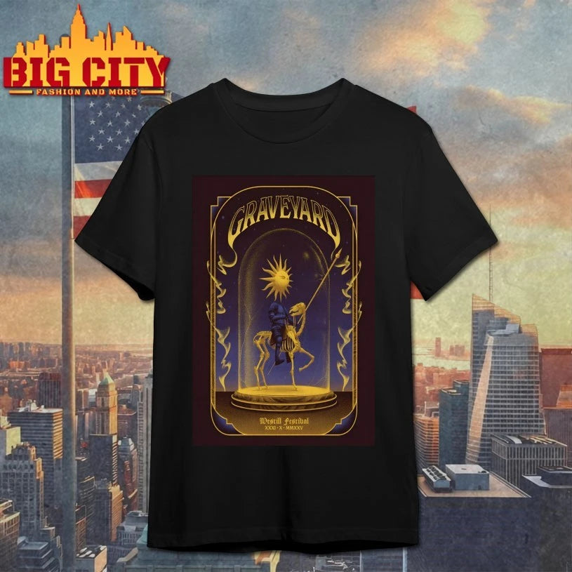 Graveyard 10-26-2025 Vallet France Event Poster shirt