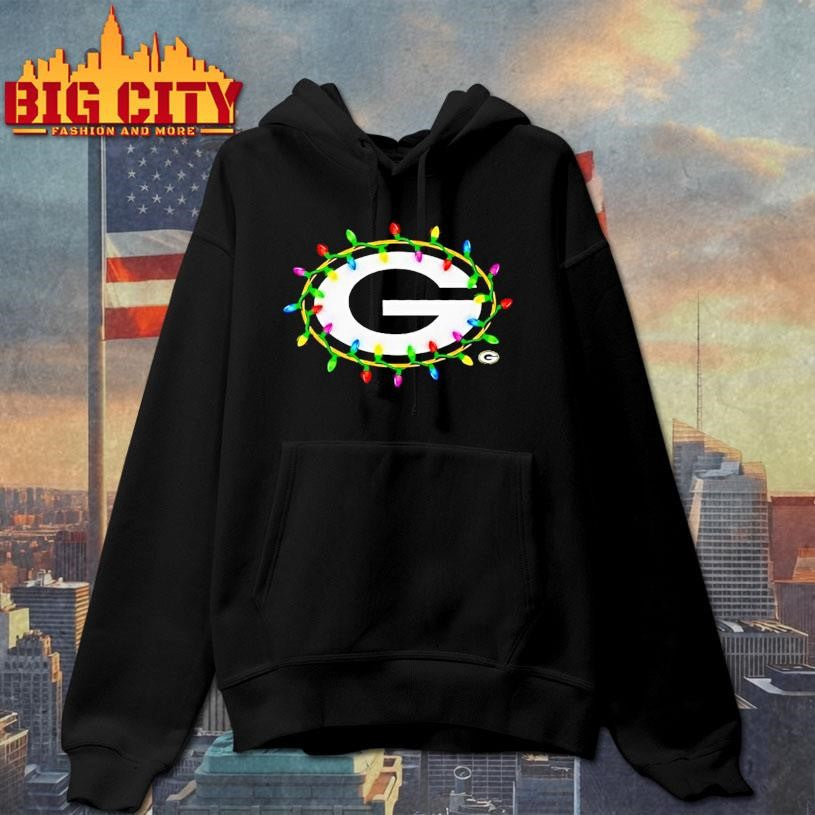 Green Bay Packers Logo Holiday Lights Shirt