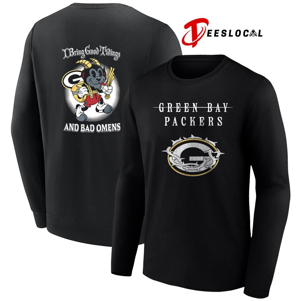 Green Bay Packers x Bad Omens I bring good tidings shirt