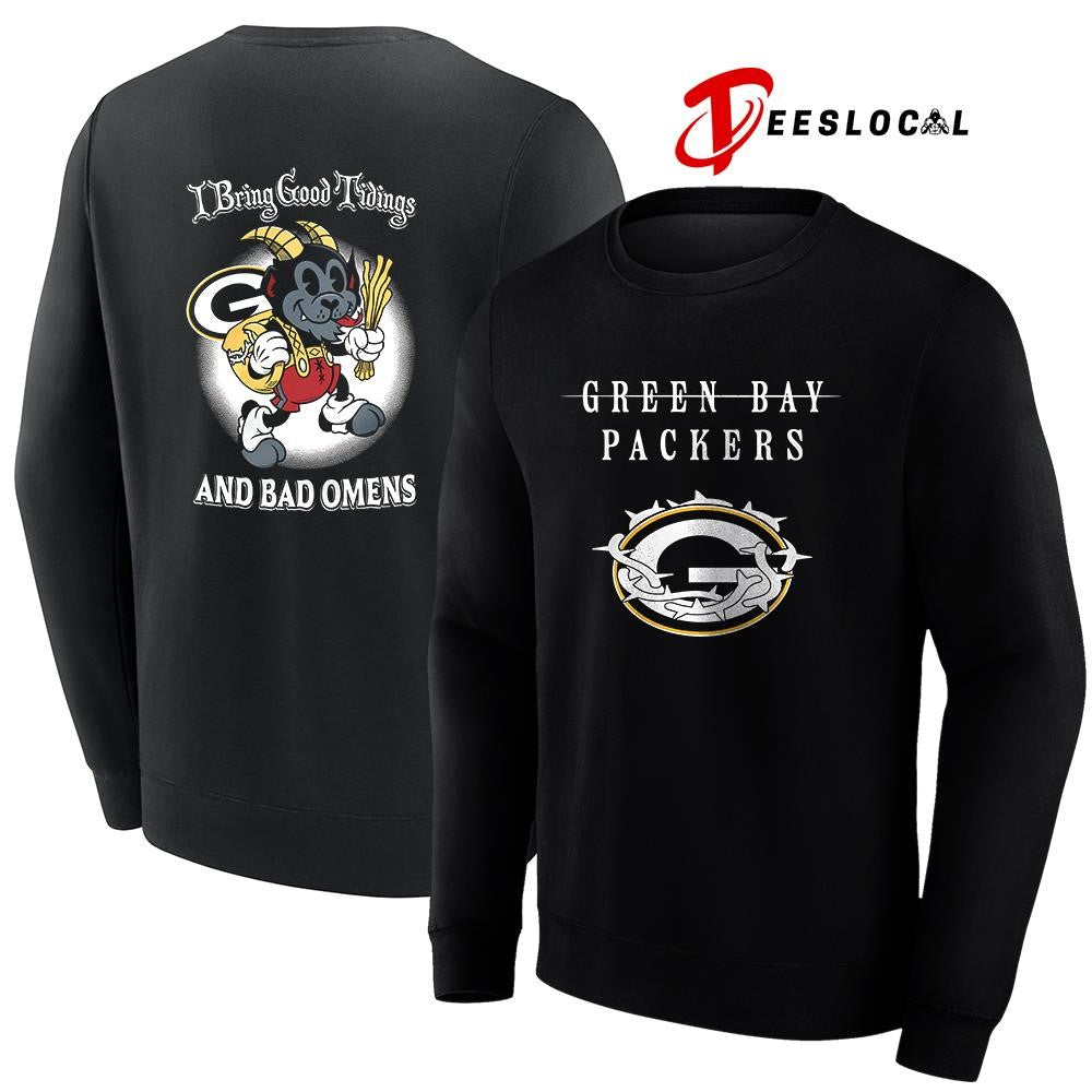 Green Bay Packers x Bad Omens I bring good tidings shirt
