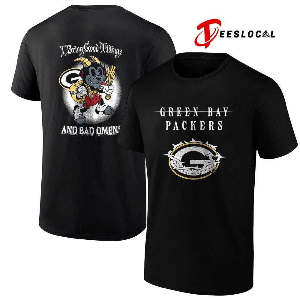 Green Bay Packers x Bad Omens I bring good tidings shirt