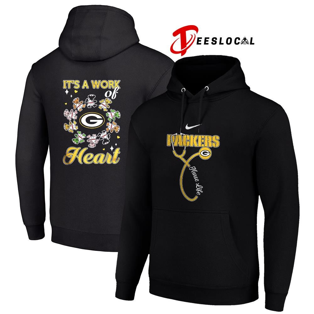 Green Bay Packers x Grateful Dead Nurse it’s a work of heart bears shirt