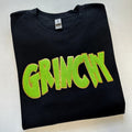 Green Chenille Patch Sweatshirt -- BLACK T-Shirts, Hoodie | RetroVerseTees.com