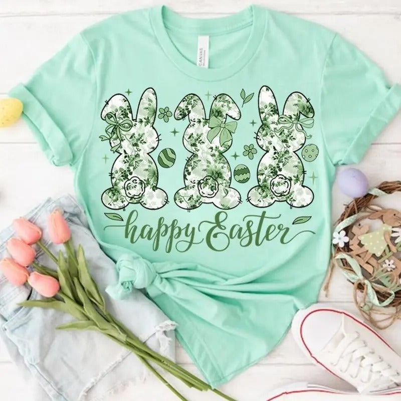Green Easter Trio DTF Transfers - THIS IS NOT A SHIRT Hoodie, Sweatshirt | RetroVerseTees.com