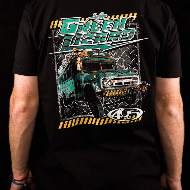 Green Lizard Prison Bus - Tshirt Cotton Crewneck Hoodie, Sweatshirt | RetroVerseTees.com