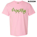 Green Merry Bow PUFF Comfort Colors T-Shirt Hoodie, Sweatshirt | RetroVerseTees.com