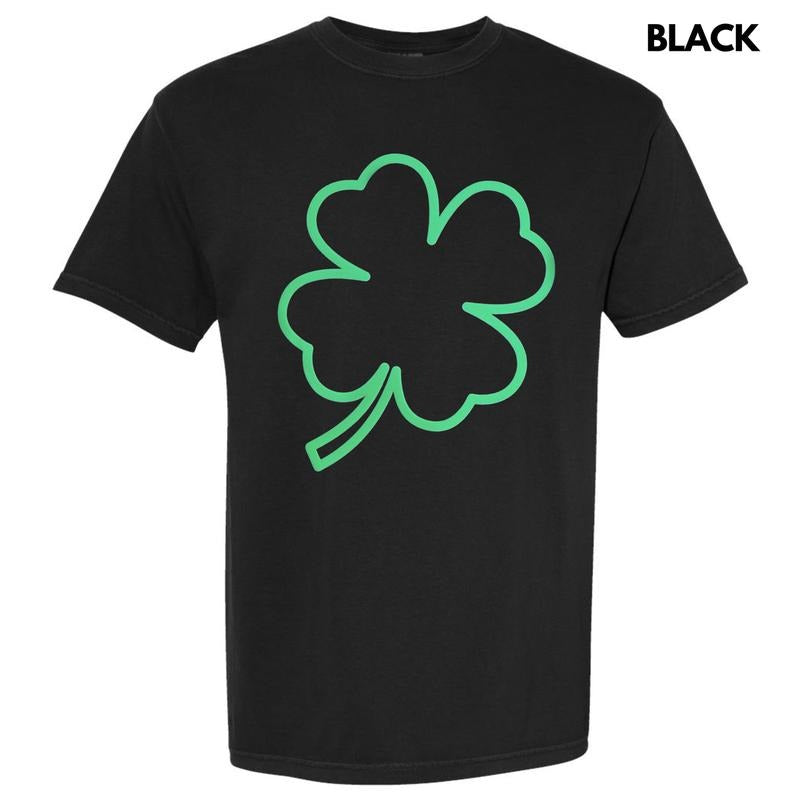 Green Puff Shamrock Comfort Colors T-Shirt Hoodie, Sweatshirt | RetroVerseTees.com