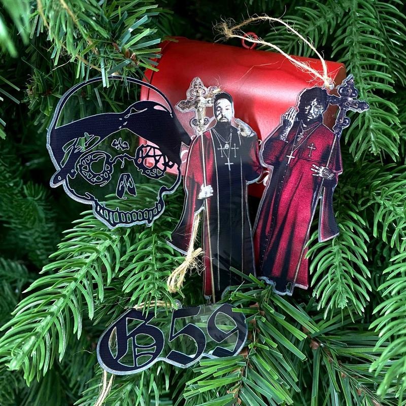 Grey Christmas Ornament, Christmas 2025 Decor, Gift For Lovers Family,  Acrylic Ornament More Size T-Shirts, Hoodie,...