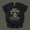 Grill and Beer Graphic Tee, Funny Shirts Men, Father's Day Gifts Ideas for Men, Military Crew Neck Graphic T-Shirt, Funny...