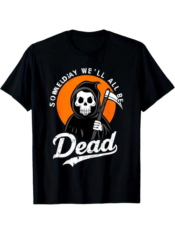 Grim Reaper Fun Existential FOG Humorous T-Shirt Design Graphic Streetwear Hoodie, Sweatshirt | RetroVerseTees.com